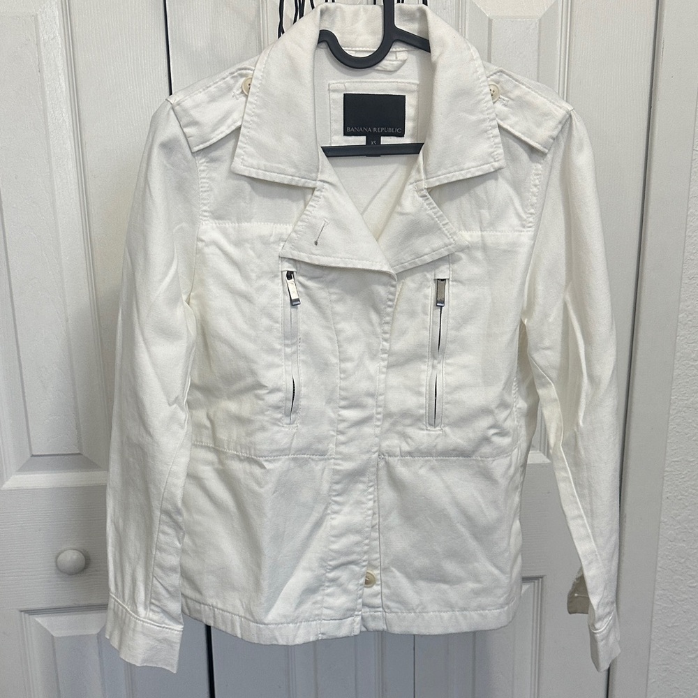 Banana Republic Women's Cream Utility Jacket